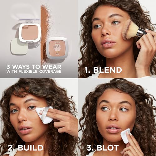 L'Oreal Paris True Match Super Blendable Oil Free Foundation Powder, W3 Light Medium, 0.33 oz, Packaging May Vary - Morena Vogue