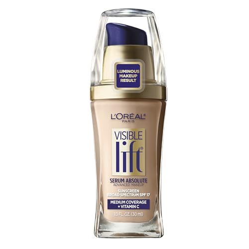 L'Oreal Paris Visible Lift Serum Absolute Foundation, Creamy Natural, 1 Ounce - Morena Vogue