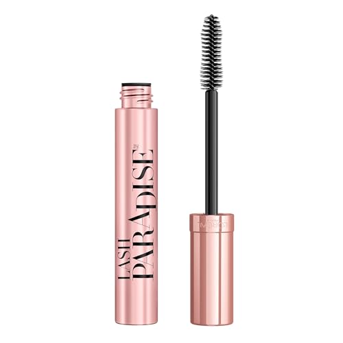 L'Oreal Paris Voluminous Makeup Lash Paradise Mascara, Voluptuous Volume, Intense Length, Feathery Soft Full Lashes, No Flaking, No Smudging, No Clumping, Blackest Black, 1 Count - Morena Vogue