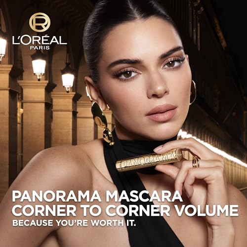 L’Oréal Paris Voluminous Panorama Mascara, Volumizing and Lengthening Mascara, Washable Longwear and Smudge Resistant Make Up, Blackest Black, 0.33 Fl Oz - Morena Vogue