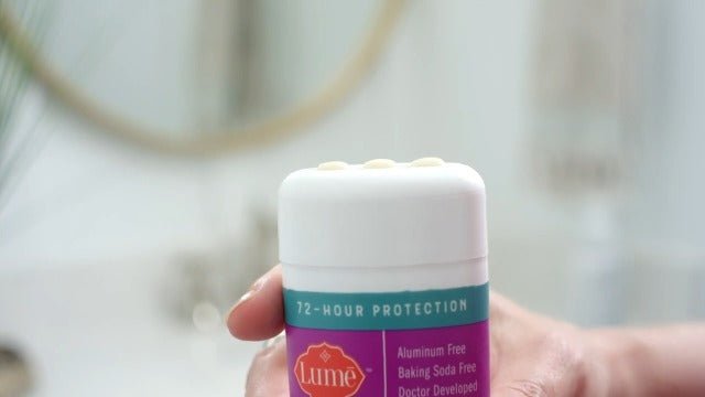 Lume Whole Body Deodorant For Women & Men - Starter Pack - Solid Stick, Invisible Cream Tube, Acidified Body Wash Mini & Deodorant Wipes - Aluminum & Baking Soda Free Odor Control (Peony Rose) - Morena Vogue