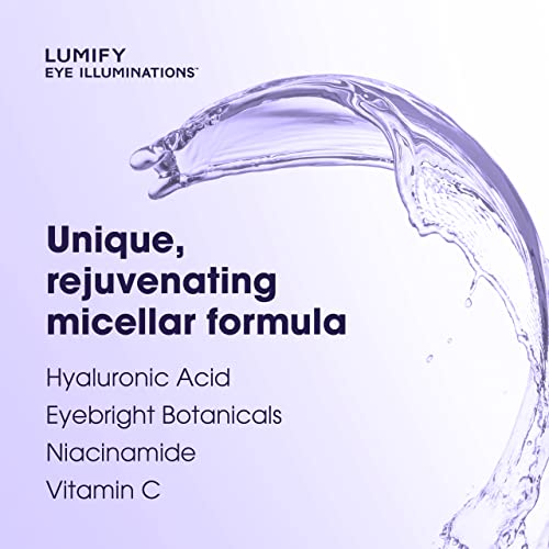 LUMIFY Eye Illuminations Cleansing Water & Eye Makeup Remover, 3-in-1 Micellar Water Contains Hyaluronic Acid, Vitamin C & Niacinamide, Clinically Proven & Hypoallergenic, 160mL - Morena Vogue