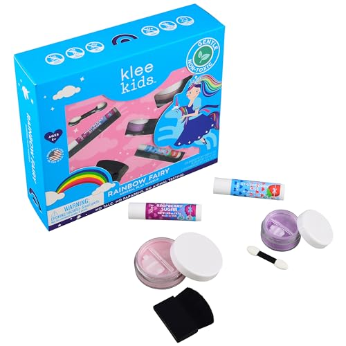 Luna Star Klee Kids Play Makeup Kit. Gentle and Non-Toxic. Kid-Friendly. Made in USA. (Rainbow Fairy) - Morena Vogue