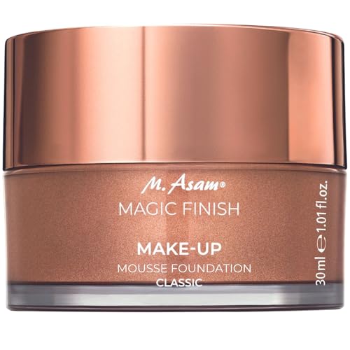 M. Asam Magic Finish Make-Up Mousse (1.01 Fl Oz) – 4in1 Primer, Foundation, Concealer & Powder With Buildable Coverage, Hides Redness And Dark Spots, Vegan, For Light To Medium Skin Tones - Morena Vogue