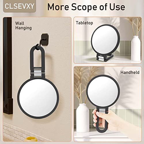 Magnifying Handheld Mirror Double Sided, 1X 15X Magnification Hand Mirror, Travel Folding Held Adjustable Rotation Pedestal Makeup Desk Vanity - Morena Vogue