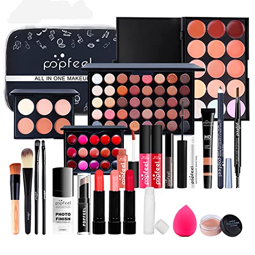 Makeup Kit All In One Makeup Kit,Multipurpose Makeup Set Full Makeup Essential Starter Kit for Beginners or Pros Makeup Gift Set for Women Full Kit (03-24Pcs makeup) - Morena Vogue