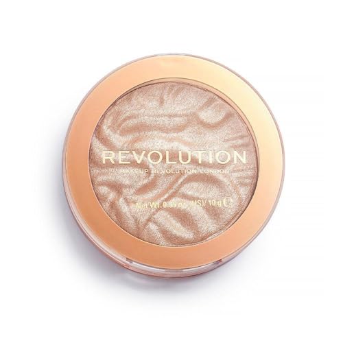 Makeup Revolution Highlight Reloaded, Pigment Rich & Silky Formula, Cruelty-Free & Vegan, Dare to Divulge, 0.35 Oz - Morena Vogue