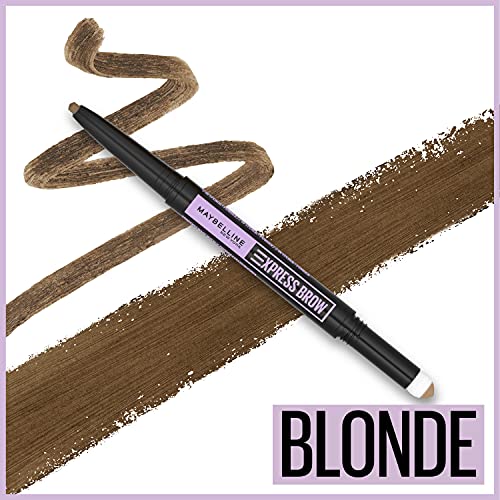 Maybelline Express Brow 2-In-1 Pencil and Powder Eyebrow Makeup, Blonde, 1 Count - Morena Vogue