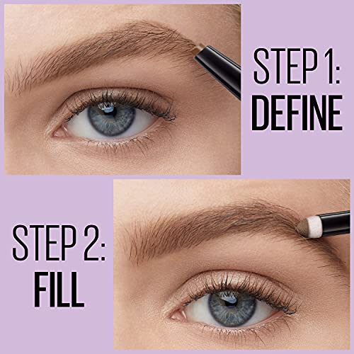 Maybelline Express Brow 2-In-1 Pencil and Powder Eyebrow Makeup, Blonde, 1 Count - Morena Vogue