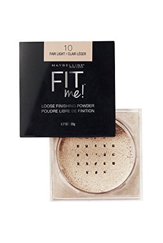 Maybelline Fit Me Loose Setting Powder, Face Powder Makeup & Finishing Powder, Fair Light, 1 Count - Morena Vogue