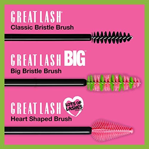 Maybelline Great Lash Washable Mascara, Volumizing Lash-Doubling Formula That Conditions As It Thickens, Blackest Black, 1 Count - Morena Vogue