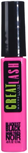 Maybelline Great Lash Washable Mascara, Volumizing Lash-Doubling Formula That Conditions As It Thickens, Blackest Black, 1 Count - Morena Vogue