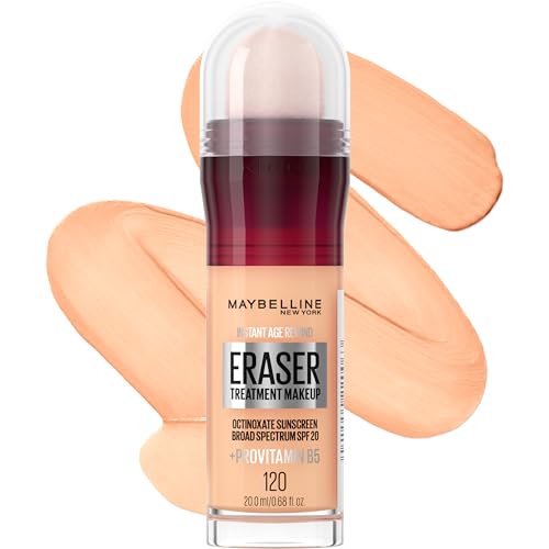 Maybelline Instant Age Rewind Eraser Treatment Makeup with SPF 18, Anti Aging Concealer Infused with Goji Berry and Collagen, Creamy Ivory, 1 Count - Morena Vogue