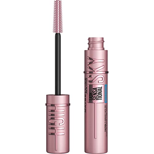 Maybelline Lash Sensational Sky High Waterproof Mascara Makeup, Volumizing, Lengthening, Defining, Curling, Multiplying, Buildable Formula, Very Black, 1 Count - Morena Vogue