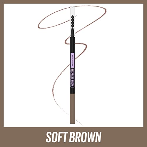 Maybelline New York Brow Ultra Slim Defining Eyebrow Pencil, Soft Brown, 0.003 oz. - Morena Vogue