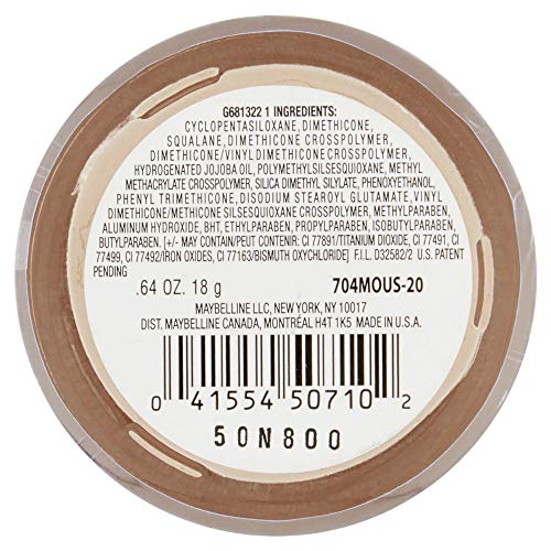 Maybelline New York Dream Matte Mousse Foundation, Classic Ivory, 0.64 oz. - Morena Vogue