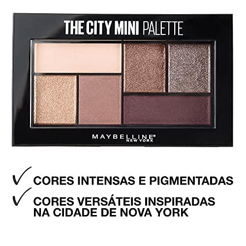 Maybelline New York Makeup The City Mini Eyeshadow Palette, Chill Brunch Neutrals Eyeshadow, 0.14 oz - Morena Vogue