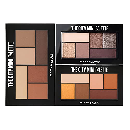 Maybelline New York Makeup The City Mini Eyeshadow Palette, Chill Brunch Neutrals Eyeshadow, 0.14 oz - Morena Vogue