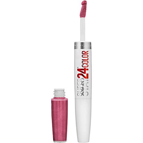 Maybelline Super Stay 24, 2-Step Liquid Lipstick Makeup, Long Lasting Highly Pigmented Color with Moisturizing Balm, Blush On, Pink, 1 Count - Morena Vogue