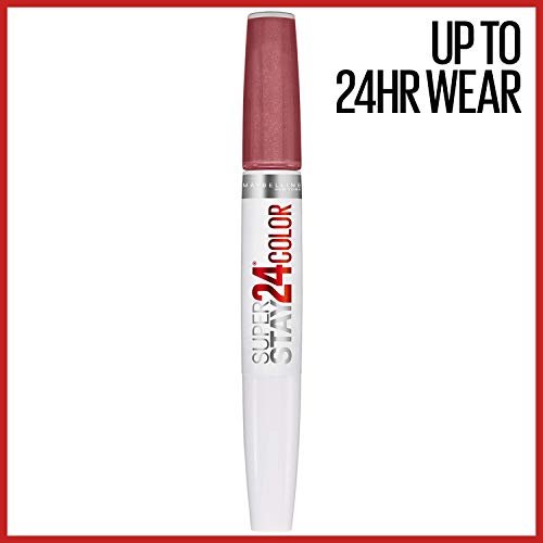 Maybelline Super Stay 24, 2 - Step Liquid Lipstick Makeup, Long Lasting Highly Pigmented Color with Moisturizing Balm, Forever Chestnut, Brown, 1 Count - Morena Vogue