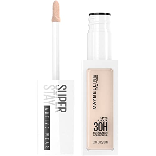 Maybelline Super Stay Liquid Concealer Makeup, Full Coverage Concealer, Up to 30 Hour Wear, Transfer Resistant, Natural Matte Finish, Oil-free, Available in 16 Shades, 10, 1 Count - Morena Vogue