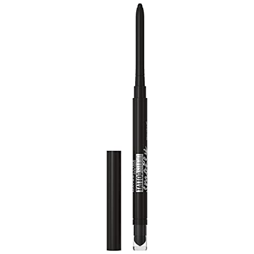 Maybelline TattooStudio Waterproof Mechanical Gel Eyeliner Pencil Makeup, Smokey Black, 1 Count - Morena Vogue