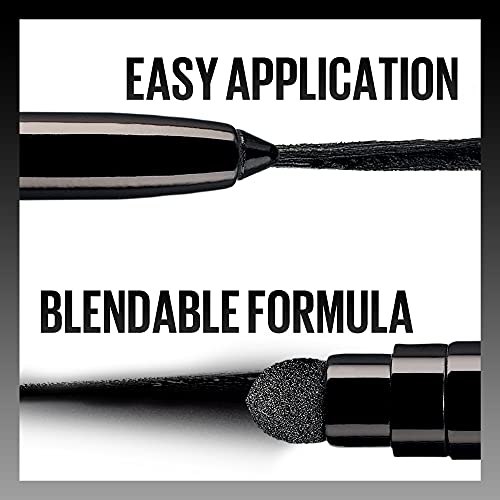 Maybelline TattooStudio Waterproof Mechanical Gel Eyeliner Pencil Makeup, Smokey Black, 1 Count - Morena Vogue