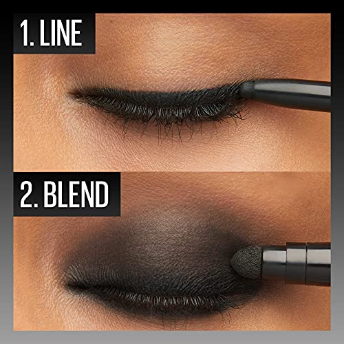 Maybelline TattooStudio Waterproof Mechanical Gel Eyeliner Pencil Makeup, Smokey Black, 1 Count - Morena Vogue