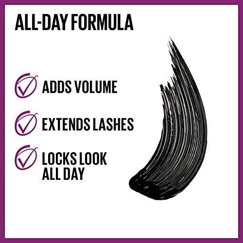 Maybelline The Falsies Lash Lift Washable Mascara Volumizing, Lengthening, Lifting, Curling, Multiplying, Eye Makeup, Blackest Black, 1 Count - Morena Vogue