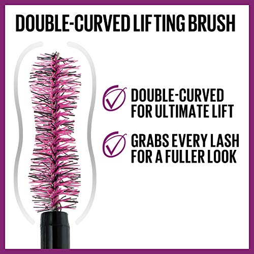 Maybelline The Falsies Lash Lift Washable Mascara Volumizing, Lengthening, Lifting, Curling, Multiplying, Eye Makeup, Blackest Black, 1 Count - Morena Vogue