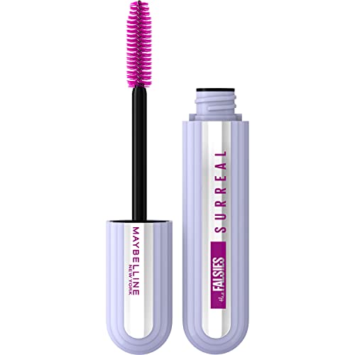 Maybelline The Falsies Surreal Extensions Washable Mascara, Volumizing, Lengthening Mascara Make Up, Blackest Black, 1 Count - Morena Vogue