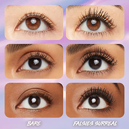 Maybelline The Falsies Surreal Extensions Washable Mascara, Volumizing, Lengthening Mascara Make Up, Blackest Black, 1 Count - Morena Vogue