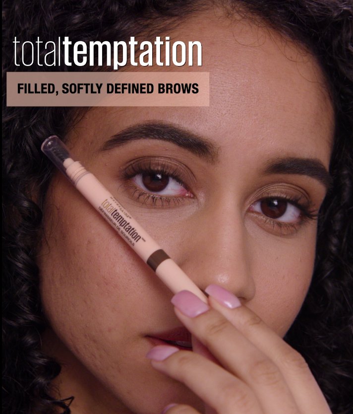 Maybelline Total Temptation Eyebrow Definer Pencil, Blonde, 1 Count - Morena Vogue