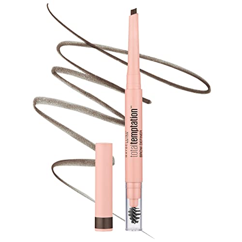 Maybelline Total Temptation Eyebrow Definer Pencil, Deep Brown, 1 Count - Morena Vogue