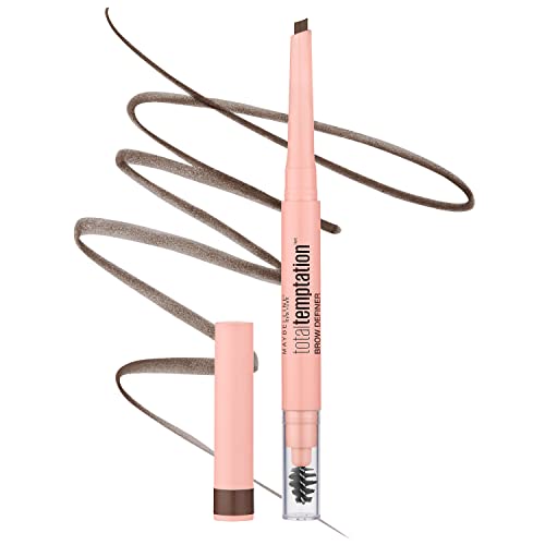 Maybelline Total Temptation Eyebrow Definer Pencil, Medium Brown, 1 Count - Morena Vogue