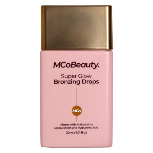 MCoBeauty Super Glow Bronzing Drops, Sun-Kissed Glow for Hydrated Radiance, Vegan, Cruelty Free Cosmetics - Morena Vogue