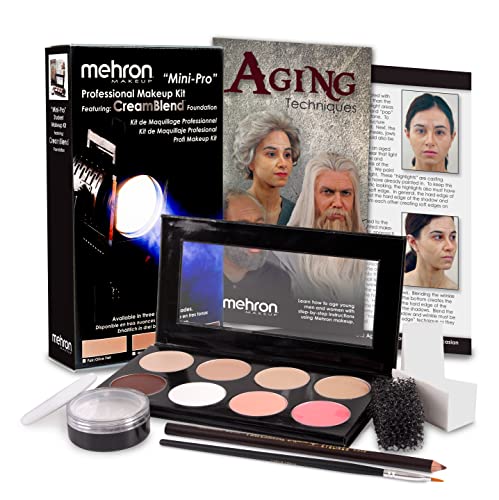 Mehron Makeup Mini-Pro Student Makeup Educational Kit (Fair/Olive) - Morena Vogue