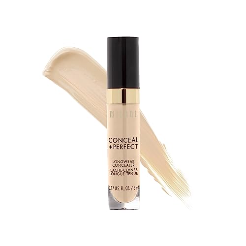 Milani Conceal + Perfect Longwear Concealer - Light Nude (0.17 Fl. Oz.) Vegan, Cruelty-Free Liquid Concealer - Cover Dark Circles, Blemishes & Skin Imperfections for Long-Lasting Wear - Morena Vogue