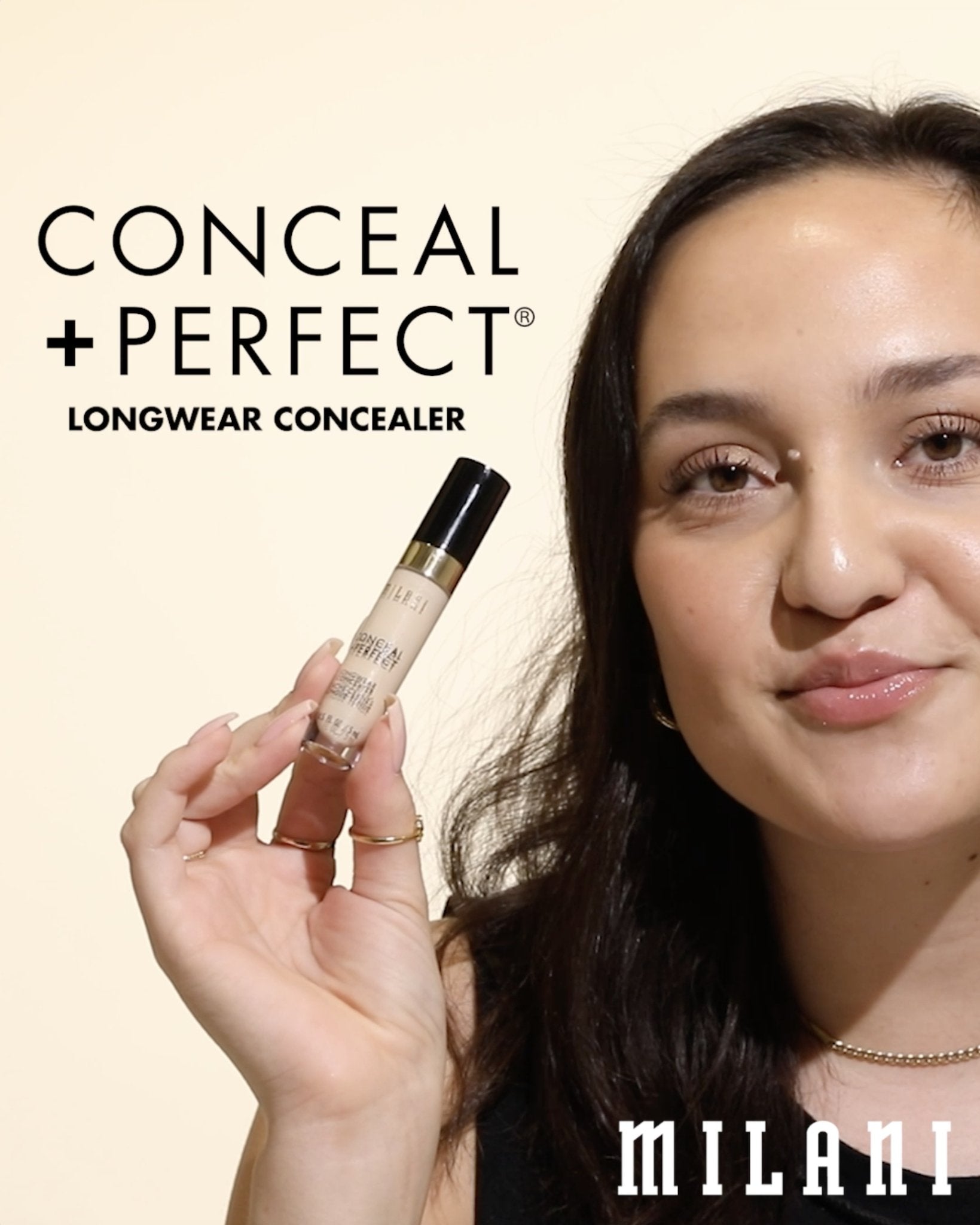 Milani Conceal + Perfect Longwear Concealer - Light Nude (0.17 Fl. Oz.) Vegan, Cruelty-Free Liquid Concealer - Cover Dark Circles, Blemishes & Skin Imperfections for Long-Lasting Wear - Morena Vogue