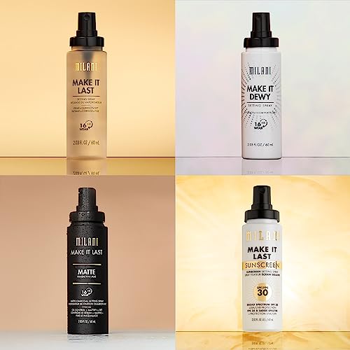 Milani Make It Dewy Setting Spray 3 in 1- Hydrate + Illuminate + Set (2.03 Fl. Oz.) Makeup Finishing Spray - Makeup Primer & Hydrating Setting Spray - Morena Vogue