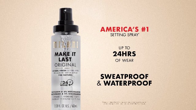 Milani Make It Last Original - Natural Finish Setting Spray 3-in-1 Setting Spray and Primer- Prime + Correct + Set Makeup Finishing Spray and Primer - Long Lasting Makeup Primer and Spray 2.03 Fl. Oz - Morena Vogue