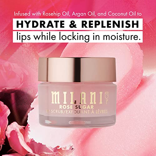 Milani Rose Sugar Lip Scrub - Lip Exfoliator to Help With Lip Care and Lip Repair - Morena Vogue