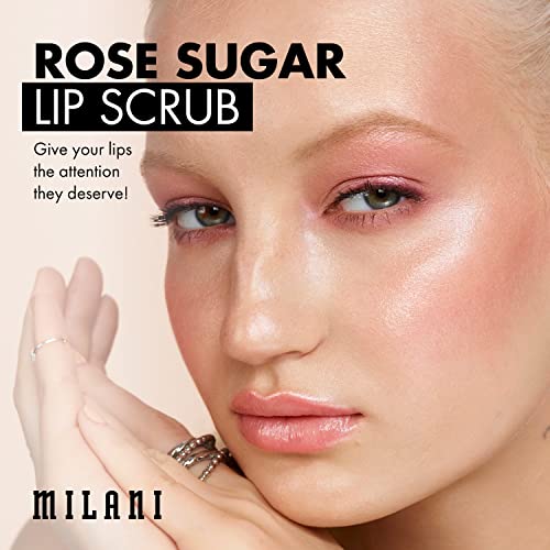 Milani Rose Sugar Lip Scrub - Lip Exfoliator to Help With Lip Care and Lip Repair - Morena Vogue