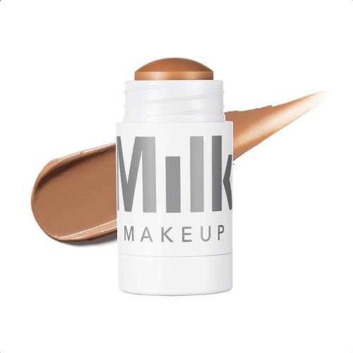 Milk Makeup Matte Bronzer, Dazed (Light Bronze) - 0.19 oz - Cream Bronzer Stick - Buildable, Blendable Color - Matte Finish - 1,000+ Swipes Per Stick - Vegan, Cruelty Free - Morena Vogue