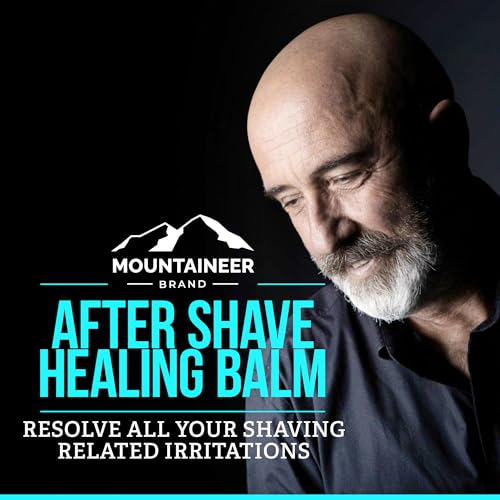 Mountaineer Brand All Natural Moisturizer and After Shave Balm for Men | Bald Head Care | Non-Greasy Scalp and Face Lotion | Refreshing Natural Scent | Made in USA | Protect 2oz - Morena Vogue