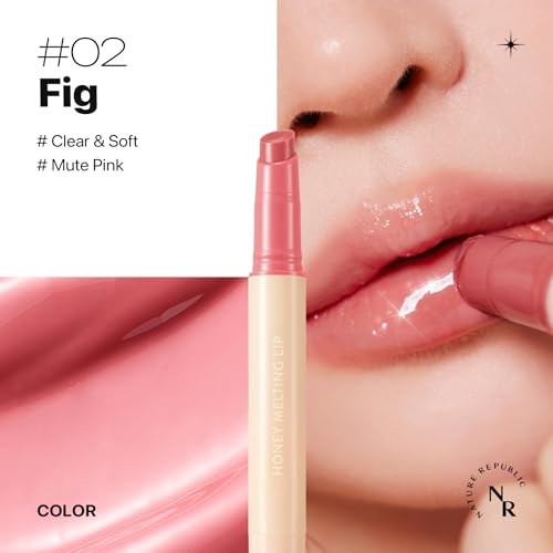 Nature Republic HONEY MELTING LIP (02 FIG) K-BEAUTY, Lip Plumper, Tint, Balm, Korean, Lip Gloss, Cute, Glow - Morena Vogue