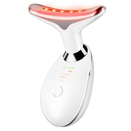 Neck Face Massager Face Sculpting Tool 3 Colour Modes and Vibration for Facial Massager for Double Chin - Morena Vogue