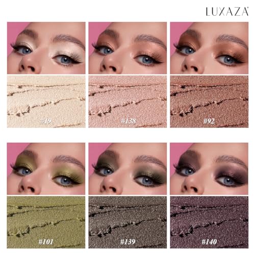 Neutral Eyeshadow Stick Makeup Set, Metallic Shimmer Matte Cream Eye Shadow Eyeliner Brightener Pencil Crayon - Classic 6PCS A005 - Morena Vogue