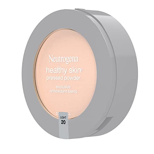 Neutrogena Healthy Skin Pressed Makeup Powder Compact with Antioxidants & Pro Vitamin B5, Evens Skin Tone, Minimizes Shine & Conditions Skin, Light 20,.34 oz - Morena Vogue