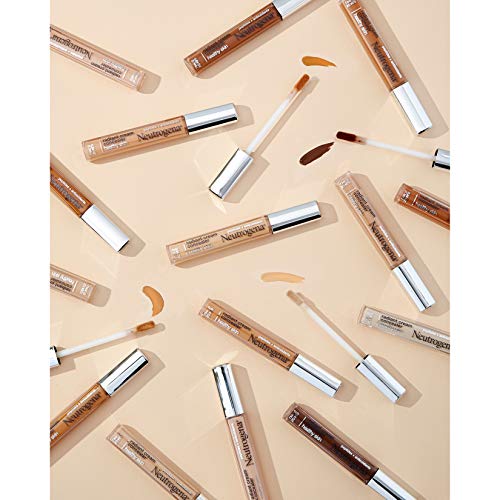 Neutrogena Healthy Skin Radiant Brightening Cream Concealer with Peptides & Vitamin E Antioxidant,Lightweight Perfecting Concealer,Non-Comedogenic,Bisque Light/Medium 02 neutral undertones,0.24 oz - Morena Vogue